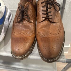 Classic Brown Leather Men's Dress Shoes